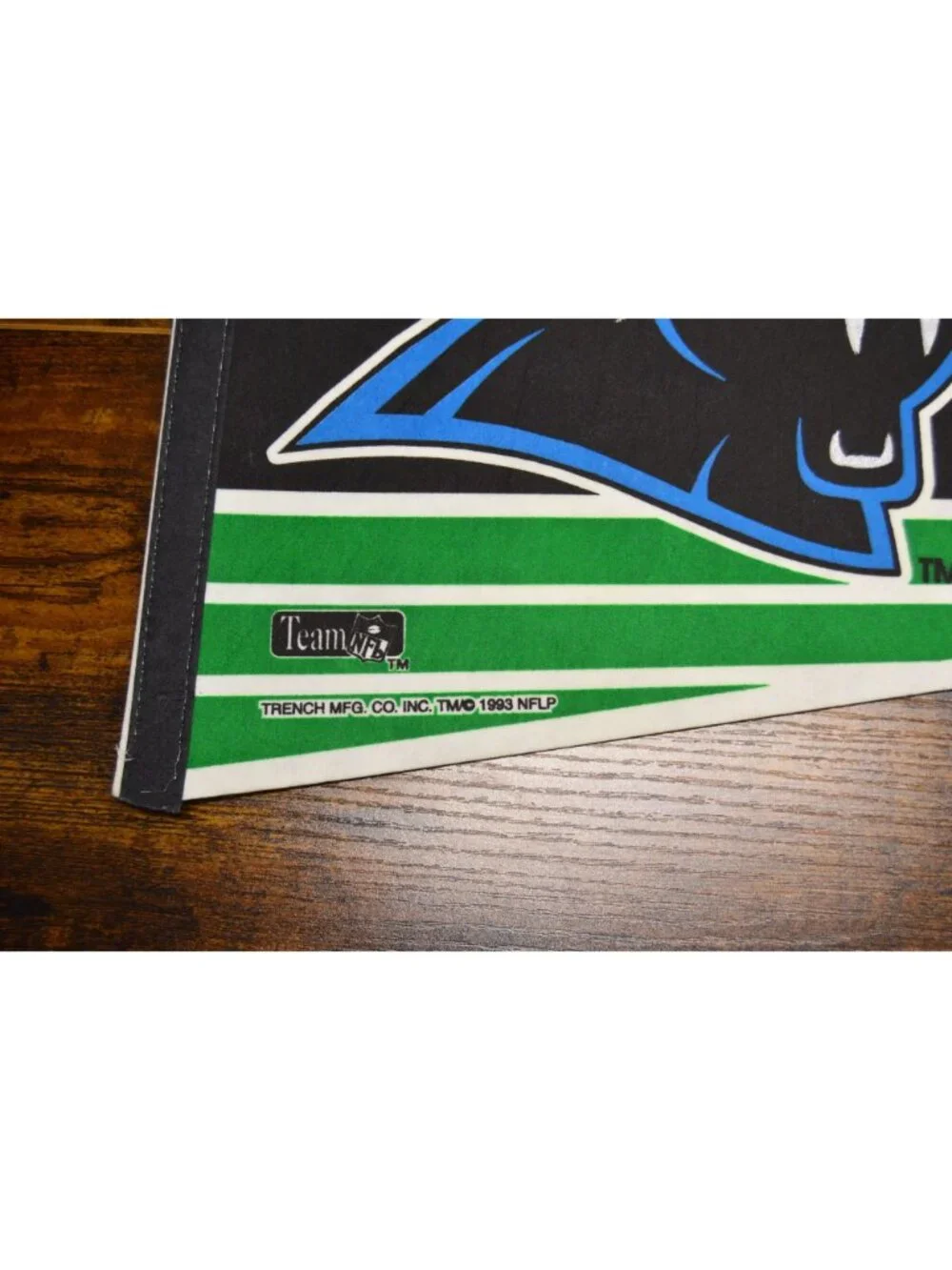 Carolina Panthers 1993 NFL Team Pennant By 30 inches Football Memorabilia